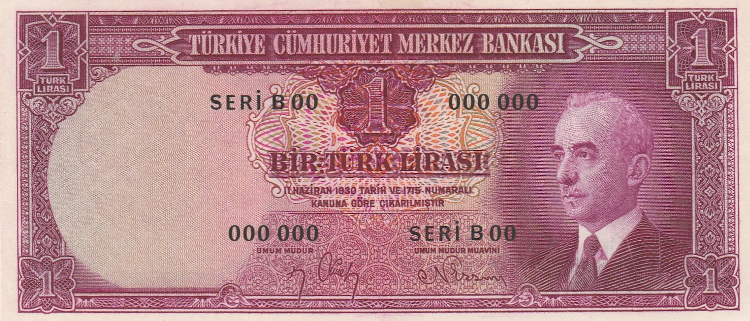 1 Türk Lirası